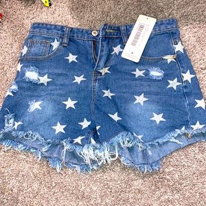 Brand new!!! Jean star shorts!